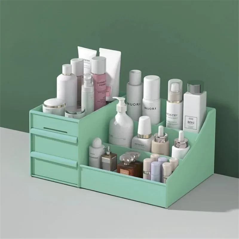 Plastic Makeup Drawer Storage Organizer – Modern Design-bathroom-Krewe Home Interiors