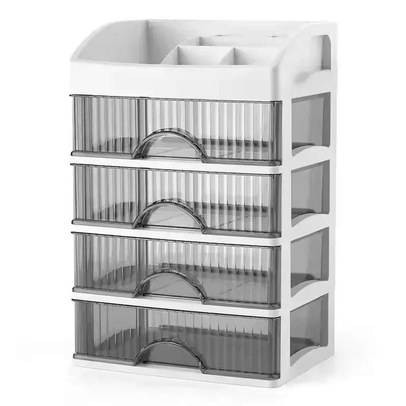 Plastic Makeup Drawer Storage Organizer – Modern Design-bathroom-Krewe Home Interiors