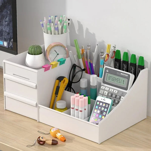 Plastic Makeup Drawer Storage Organizer – Modern Design-bathroom-Krewe Home Interiors