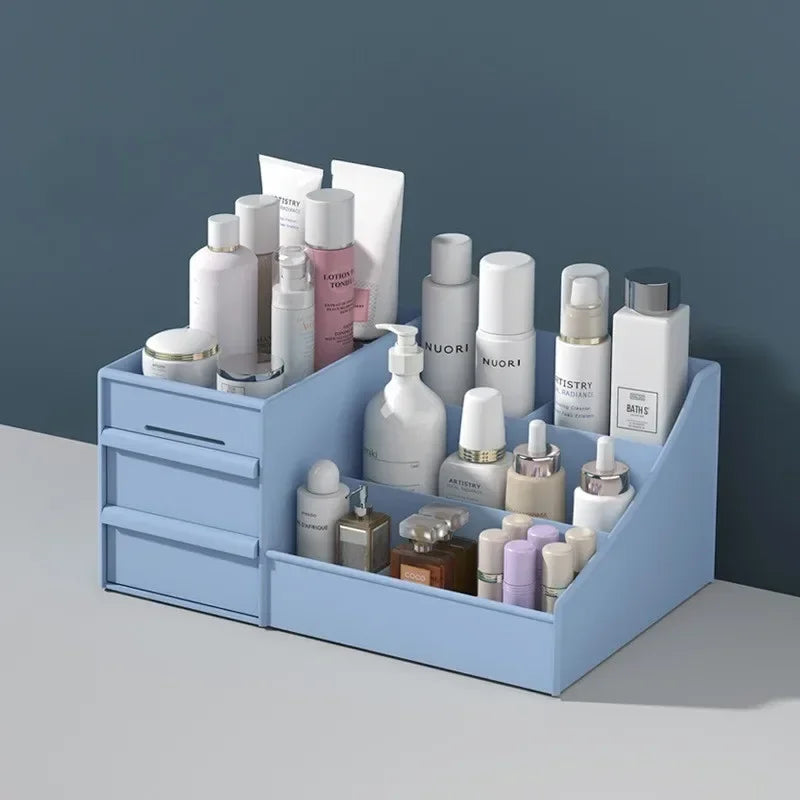 Plastic Makeup Drawer Storage Organizer – Modern Design-bathroom-Krewe Home Interiors