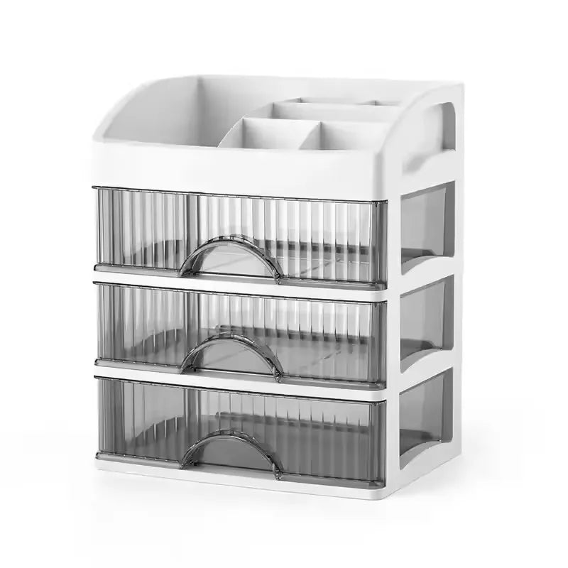 Plastic Makeup Drawer Storage Organizer – Modern Design-bathroom-Krewe Home Interiors