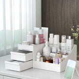 Plastic Makeup Drawer Storage Organizer – Modern Design-bathroom-Krewe Home Interiors