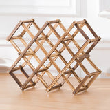 Wooden Wine Rack - Eco-Friendly Pine Wine Holder & Display Stand-kitchen-Krewe Home Interiors